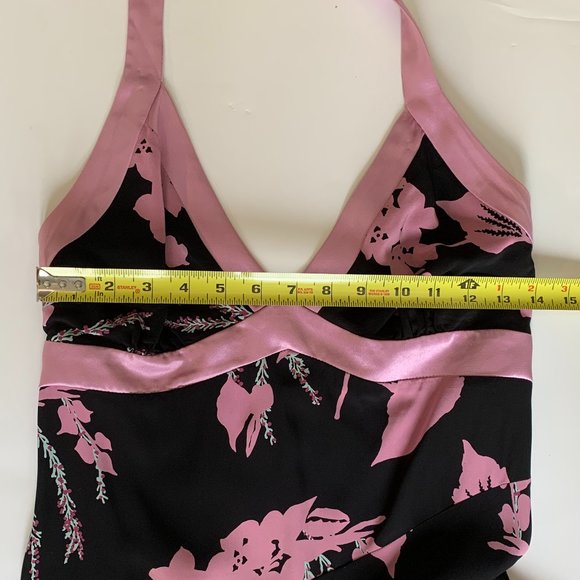 bebe Womens Asymmetrical Halter Neck Dress Black Size M - Picture 5 of 7